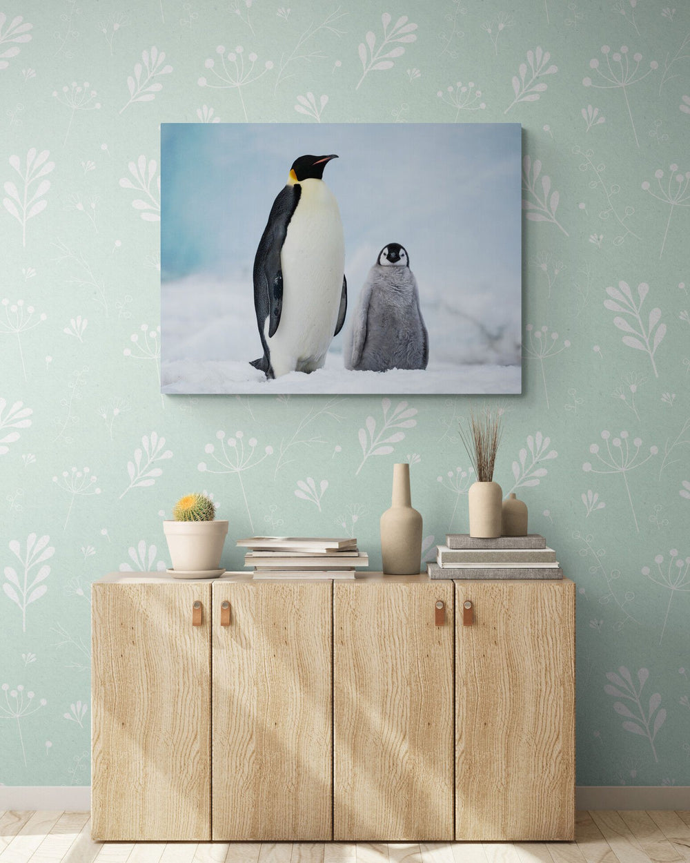 Penguin art print — The BodyGuard by Anouska Freedman — view 4 in a room