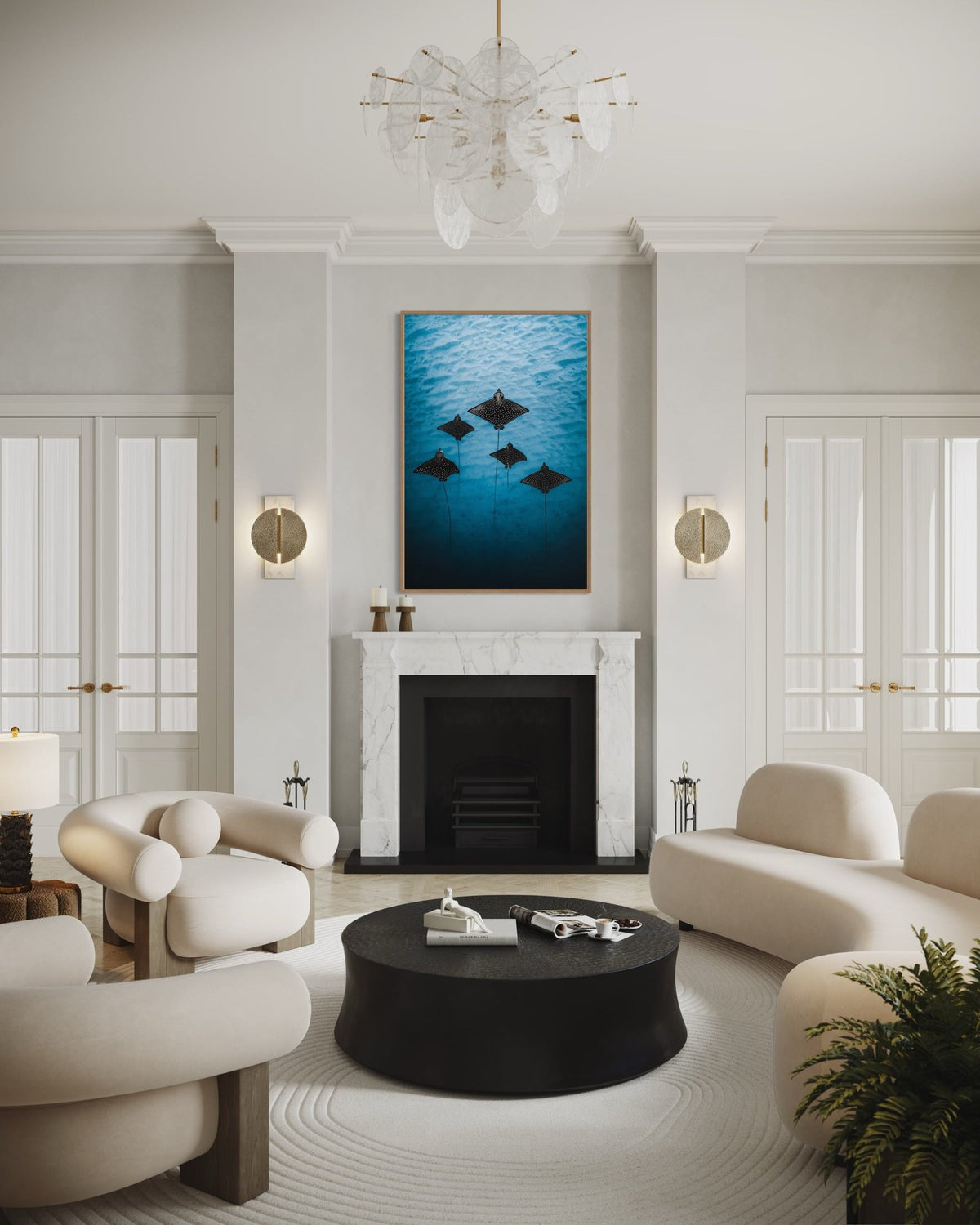 The Eagle Rays in a room
