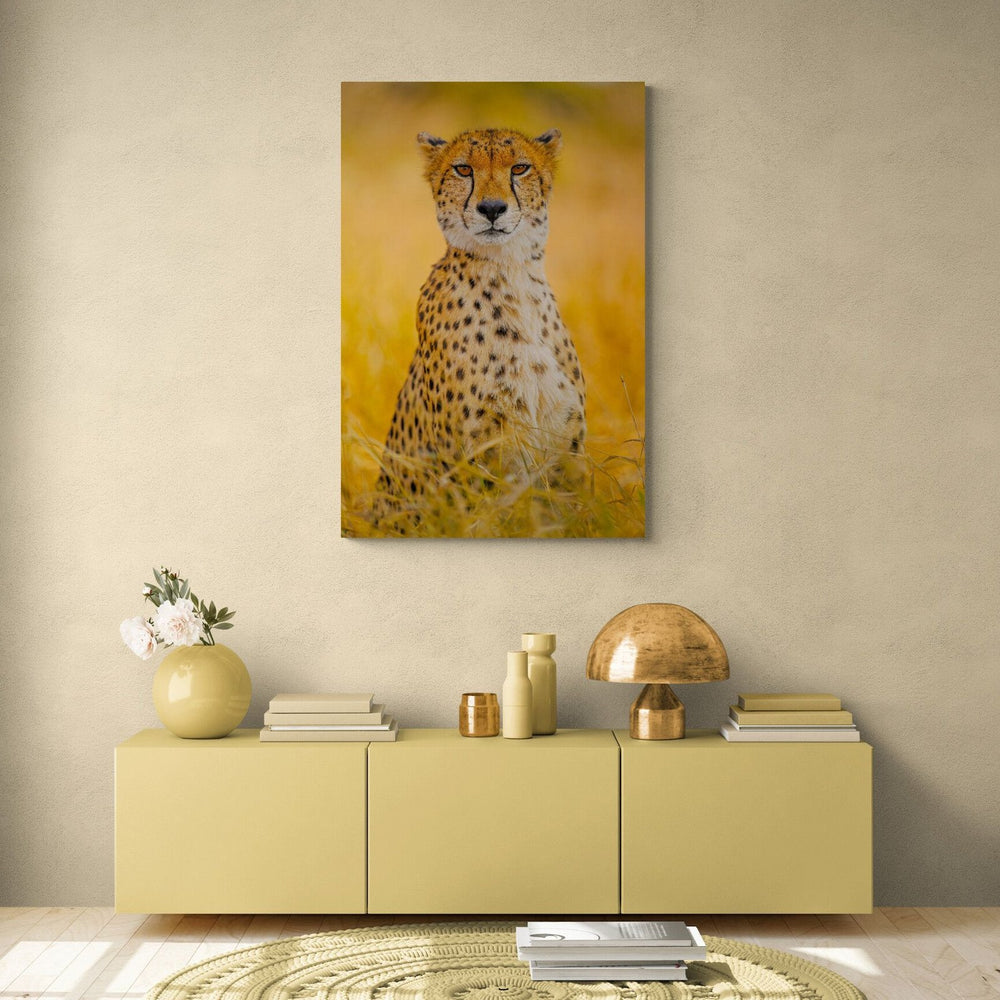 Cheetah art print — The Elegant by Shannon Wild — view 4 in a room