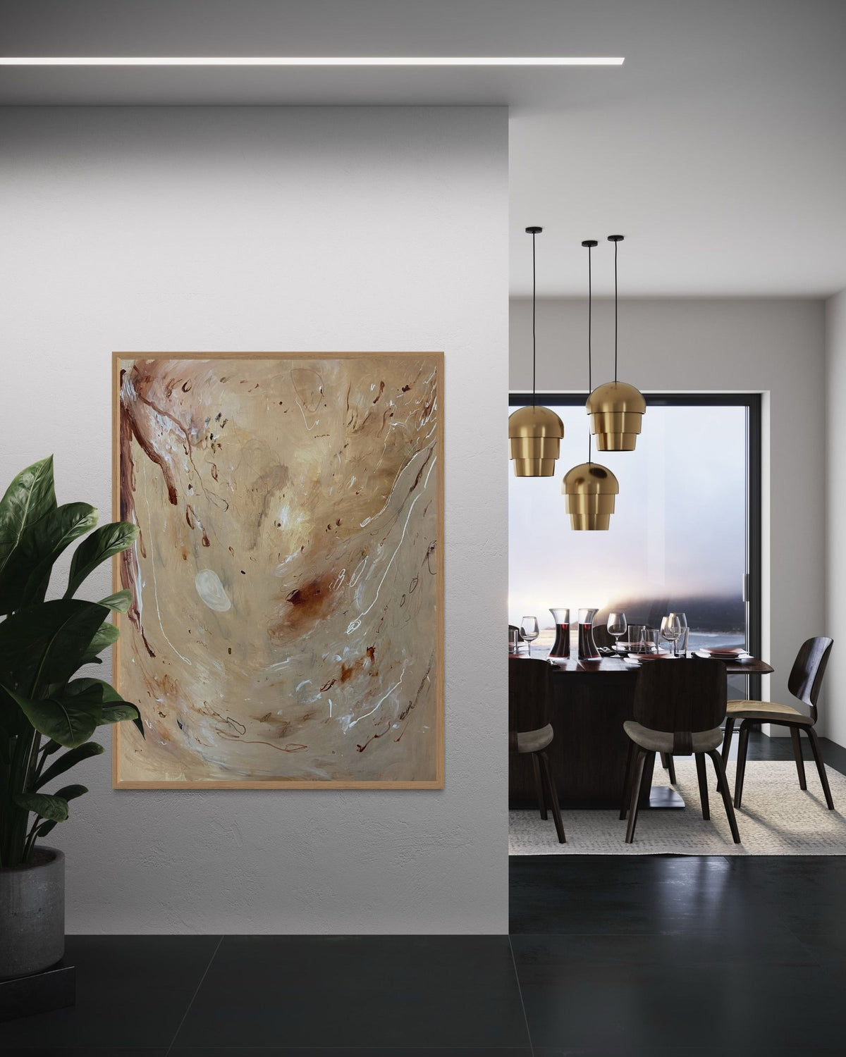 The Fire Dance — limited-edition art print by Julia Freiseisen — view 2 in a room