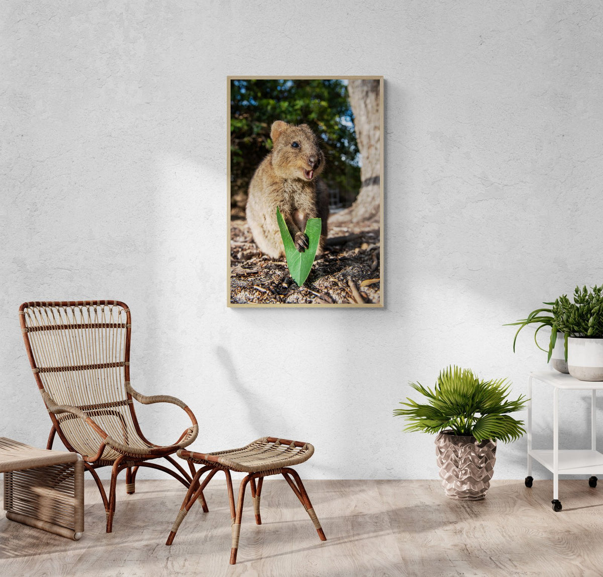 The Happy — limited-edition art print by Jake Wilton — view 2 in a room
