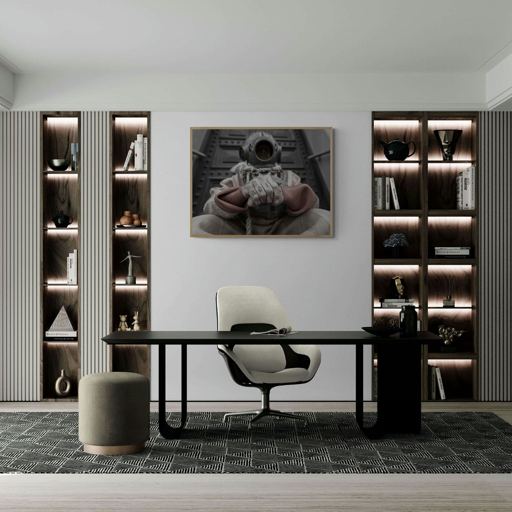 The Hold — limited-edition art print by Andre Rerekura — view 4 in a room