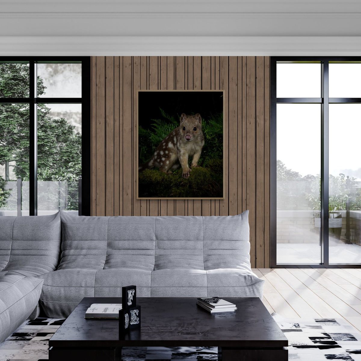 The Model — limited-edition art print by Jake Wilton — view 2 in a room