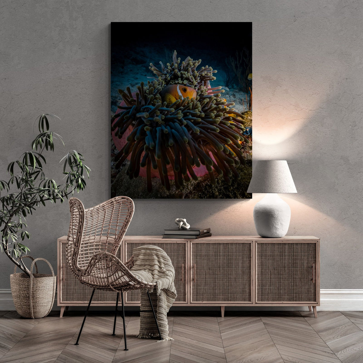The Night Owl in a room