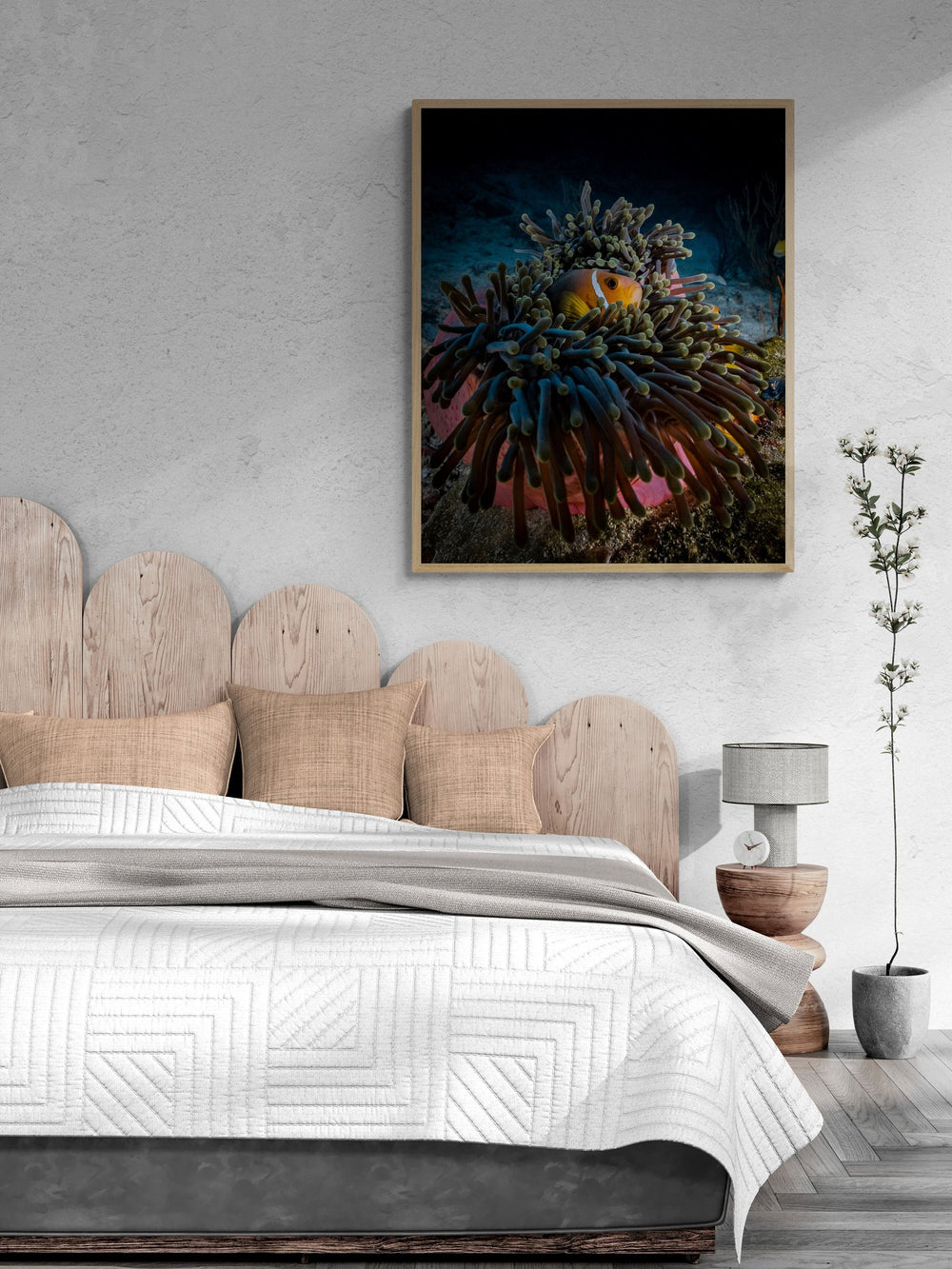 Clownfish art print — The Night Owl by Jake Wilton — view 4 in a room