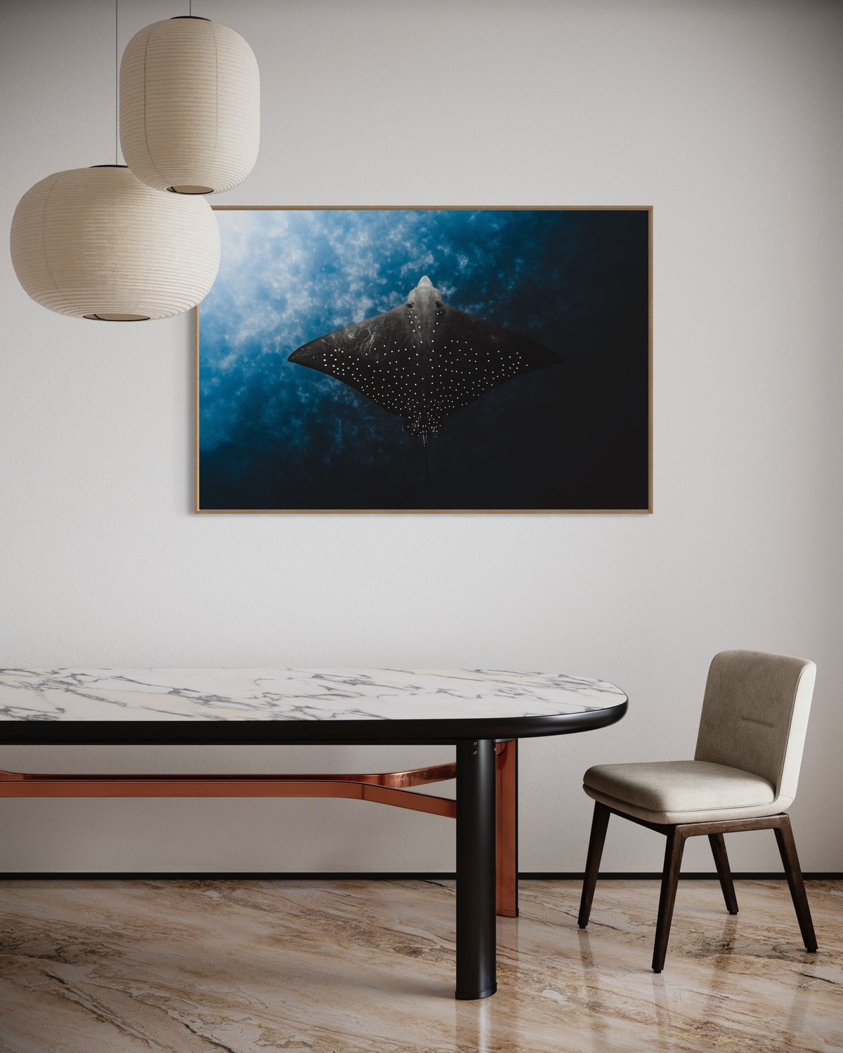 The Ray in a room