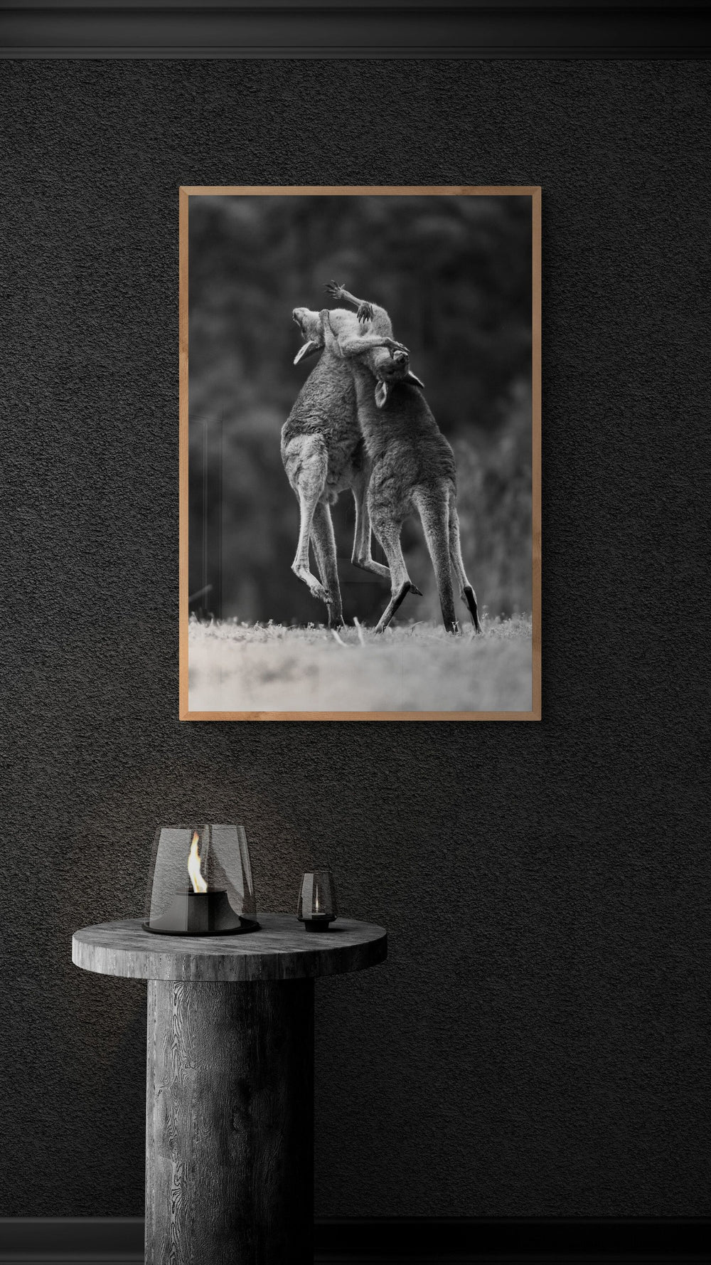 Kangaroo art print — The Scrap by Jake Wilton — view 4 in a room