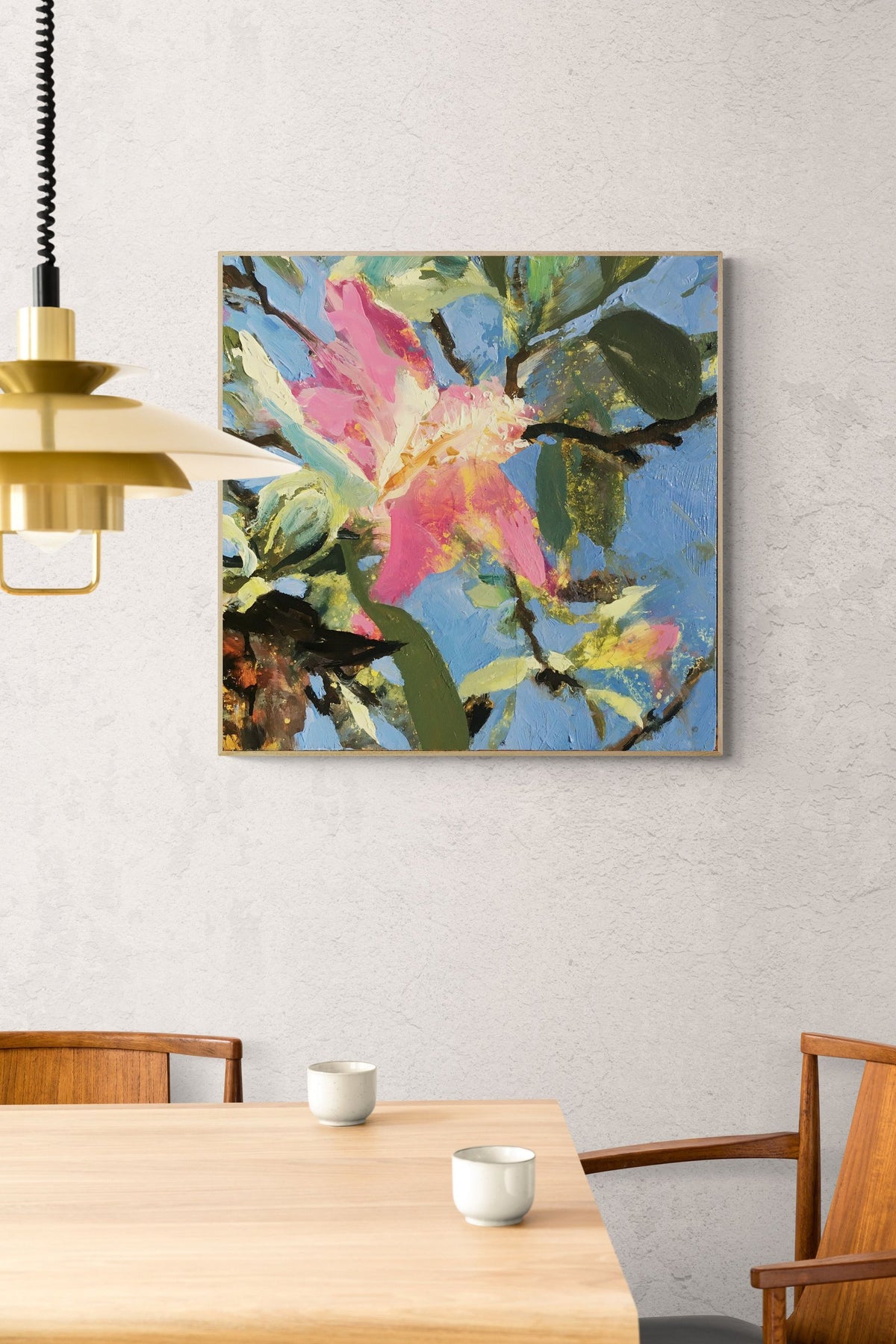 The World Laughs In Flowers in a room