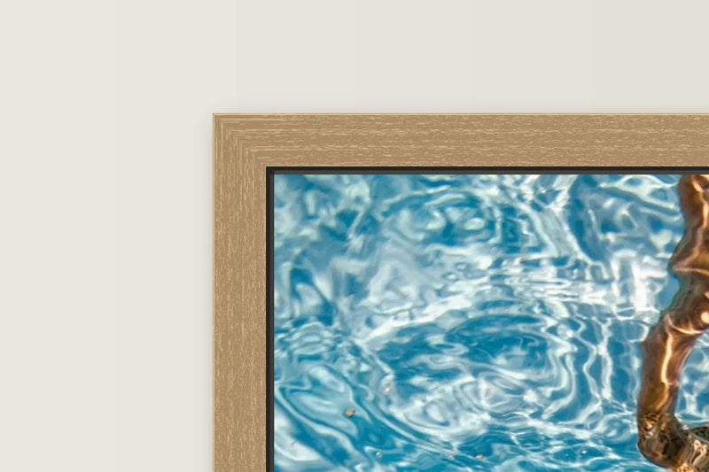 Light oak frame, corner