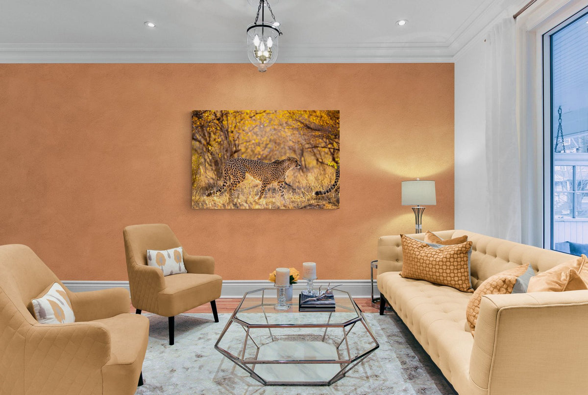Cheetah art print — The Beautiful by Shannon Wild — view 2 in a room