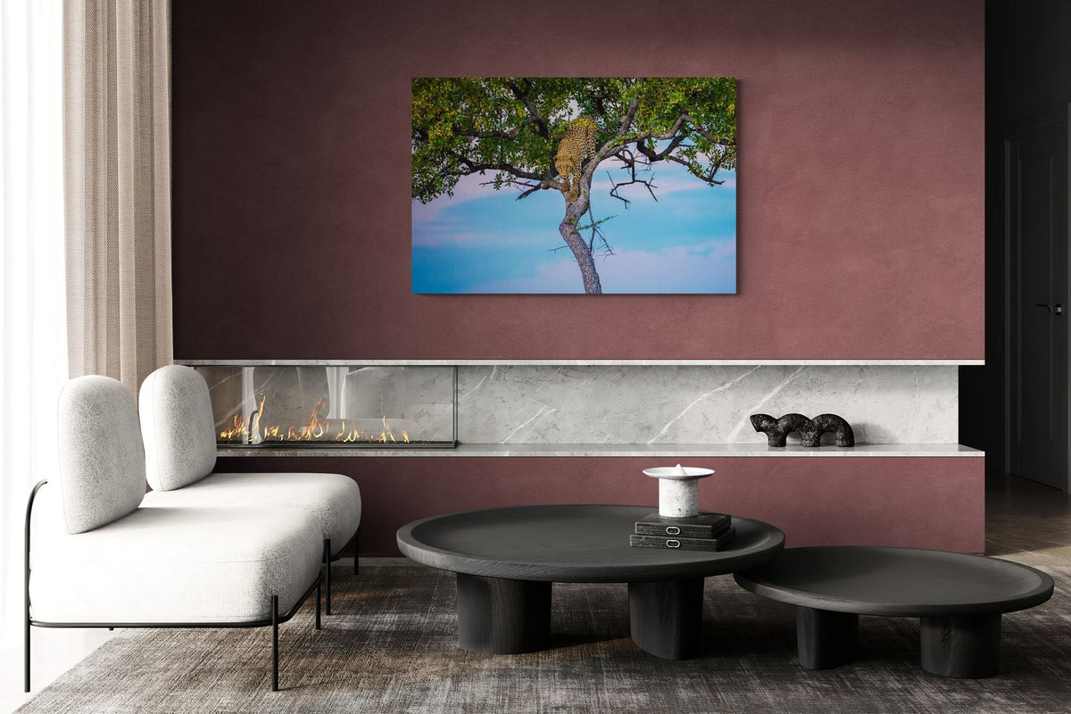 Leopard art print — The Bee Line by Shannon Wild — view 2 in a room