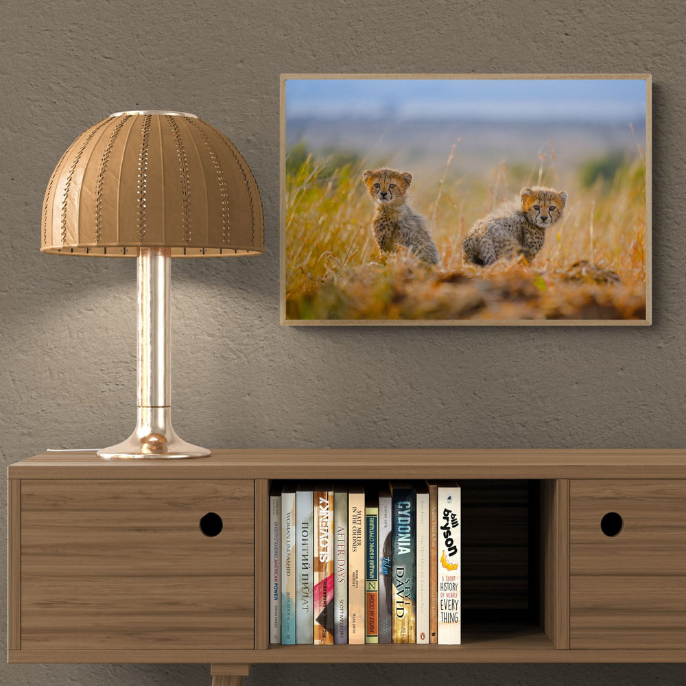 Cheetah art print — The Cheeky by Shannon Wild — view 4 in a room