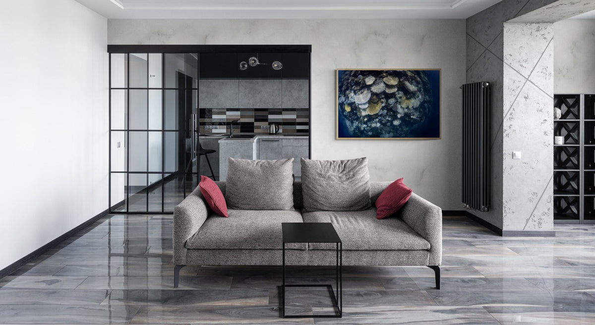 Coral art print — The Corals by Jake Wilton — view 2 in a room