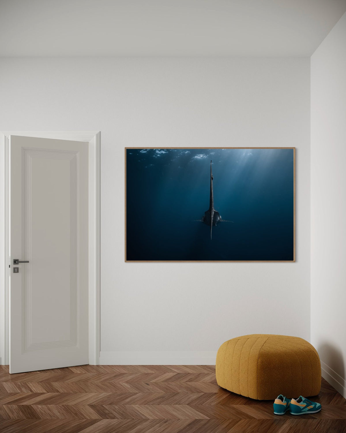 Shark art print — The Craft by Daniel Nicholson — in a room setting, view 2 in a room