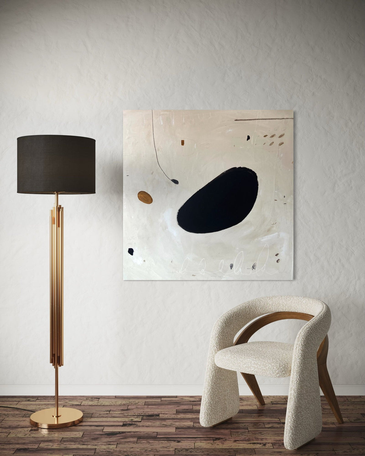 The Earth — limited-edition art print by Julia Freiseisen — view 2 in a room