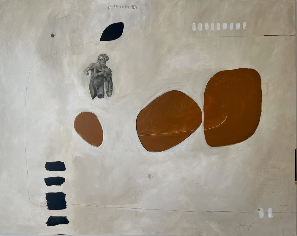 The Evolution on fine art paper, framed in dark oak