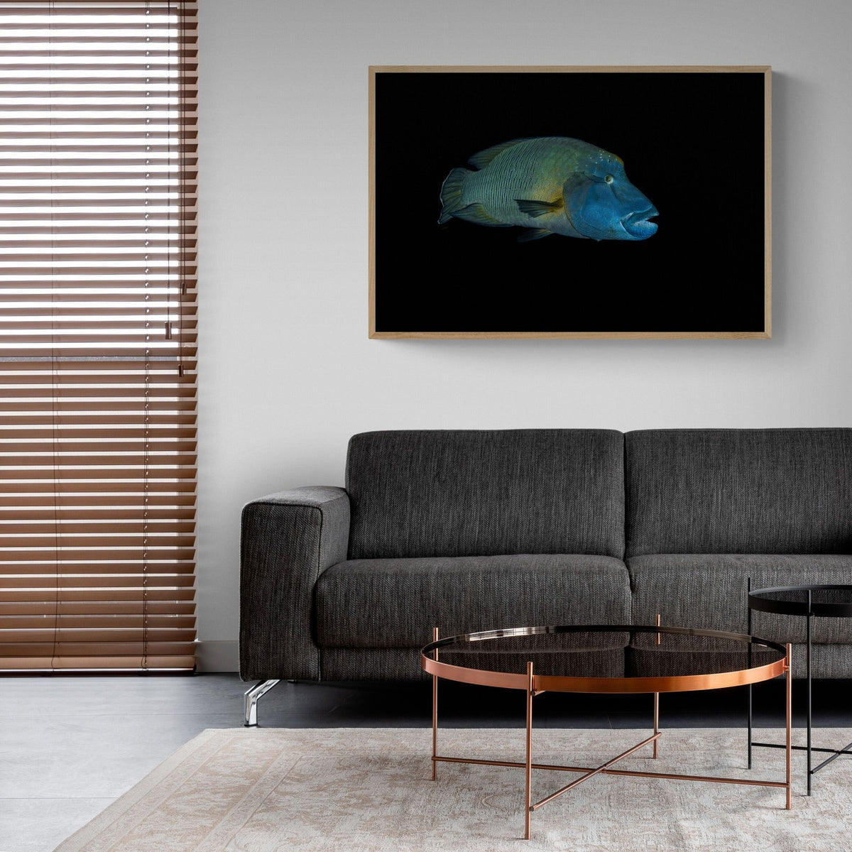 The Fish — limited-edition art print by Jake Wilton — view 2 in a room