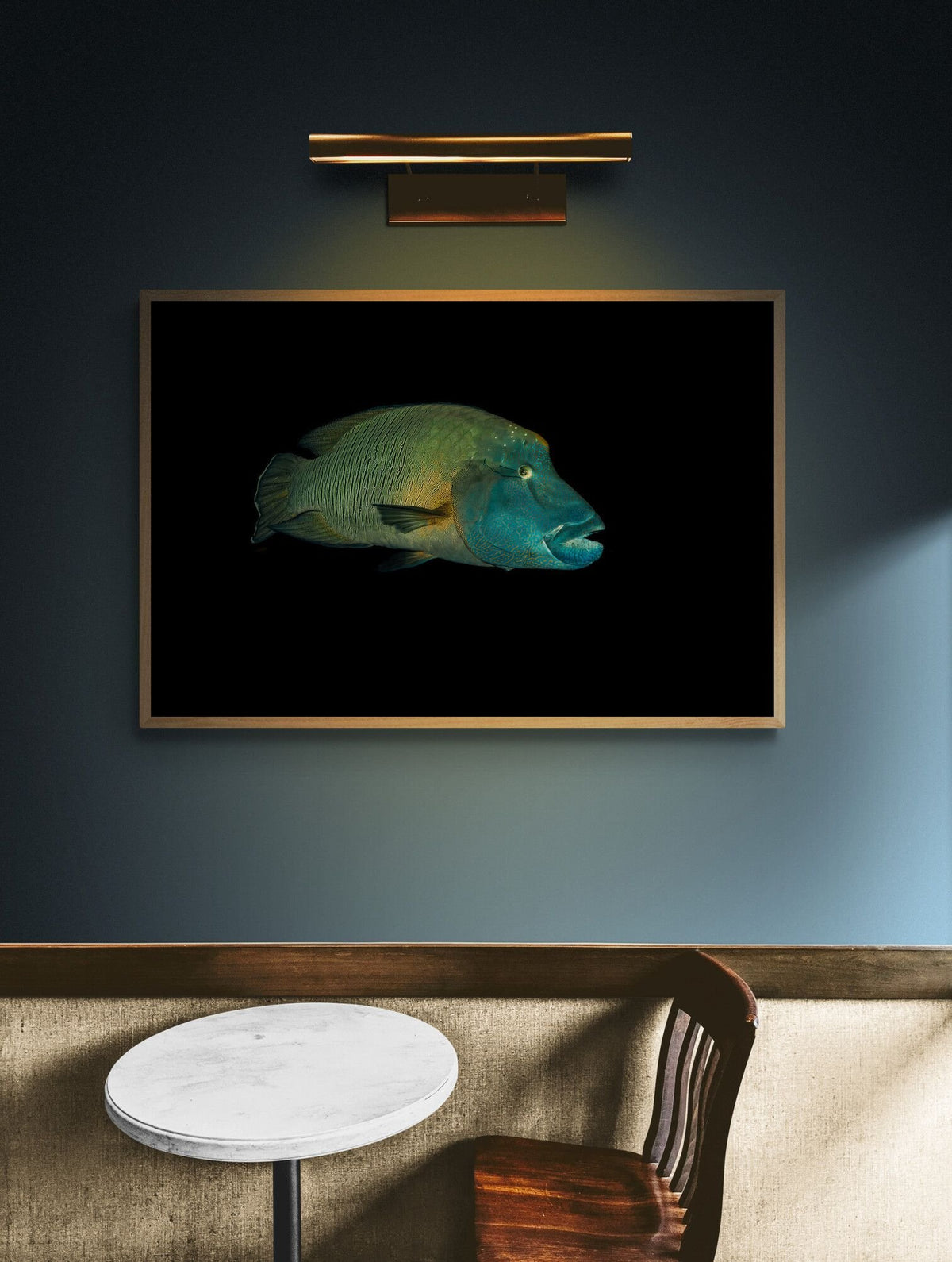 The Fish — limited-edition art print by Jake Wilton — view 3 in a room