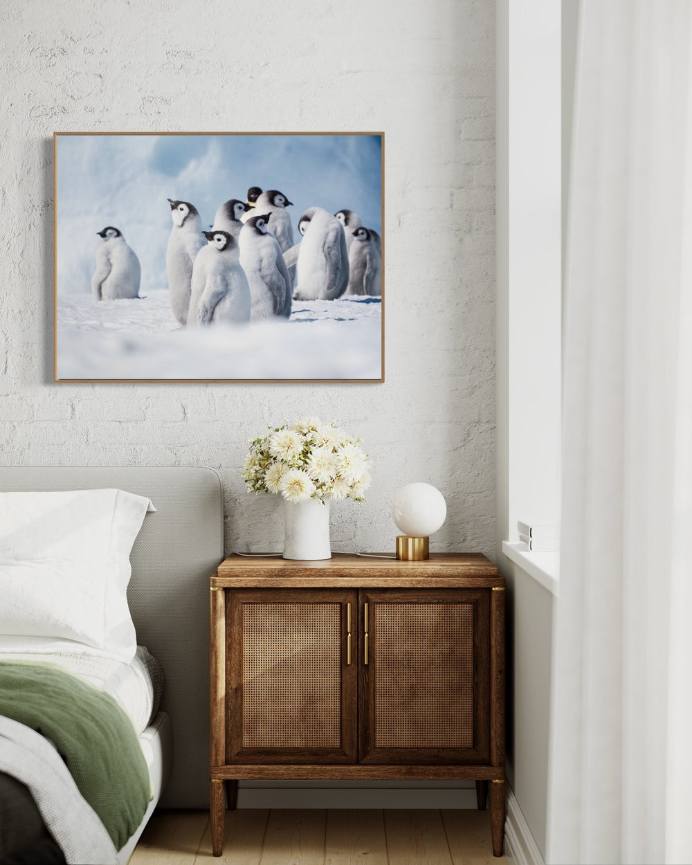 Penguin art print — The Gathering by Anouska Freedman — view 4 in a room
