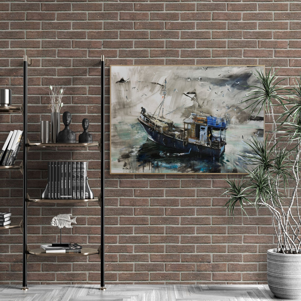 The Guided By Gulls in a room