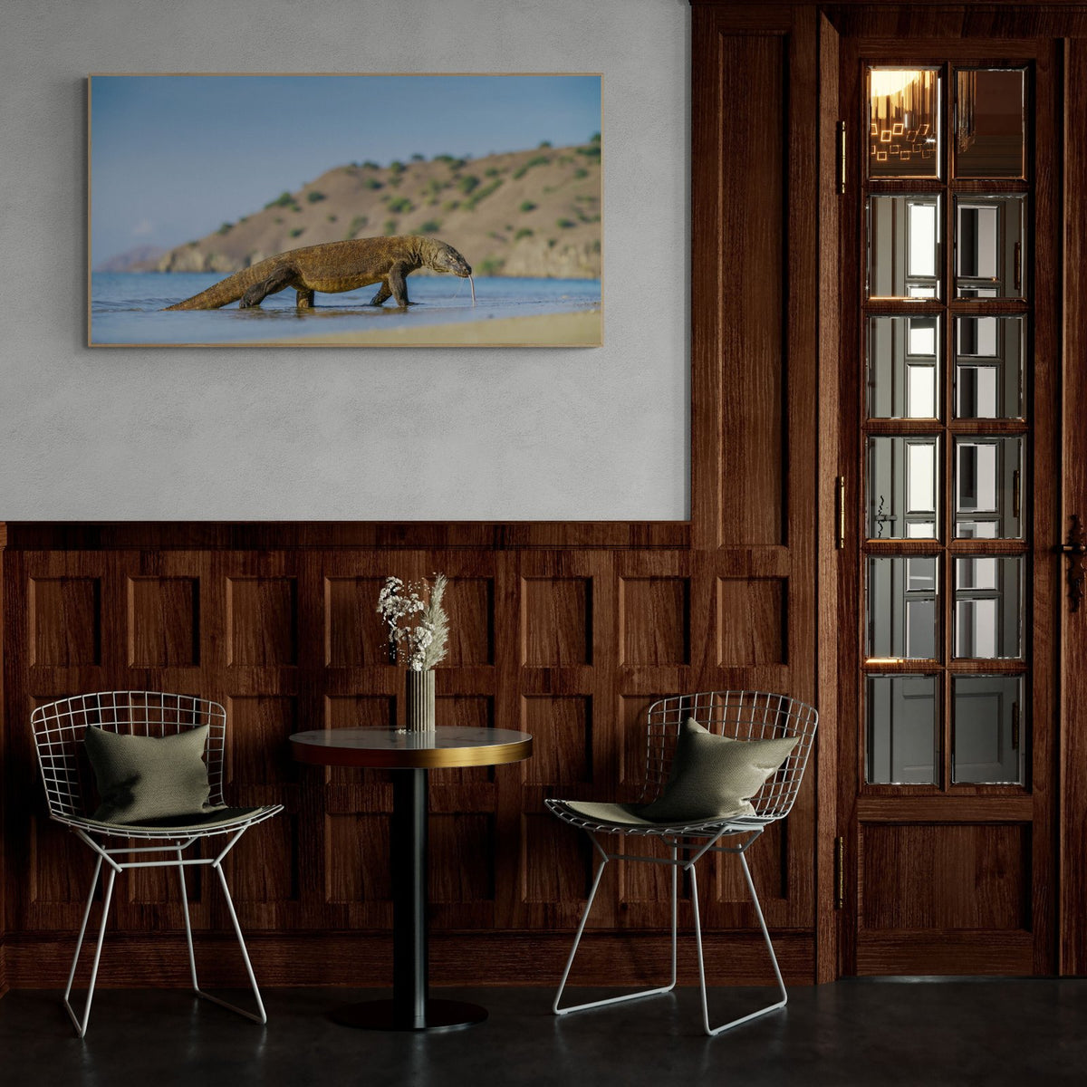 Komodo dragon art print — The Komodo by Shannon Wild — view 2 in a room