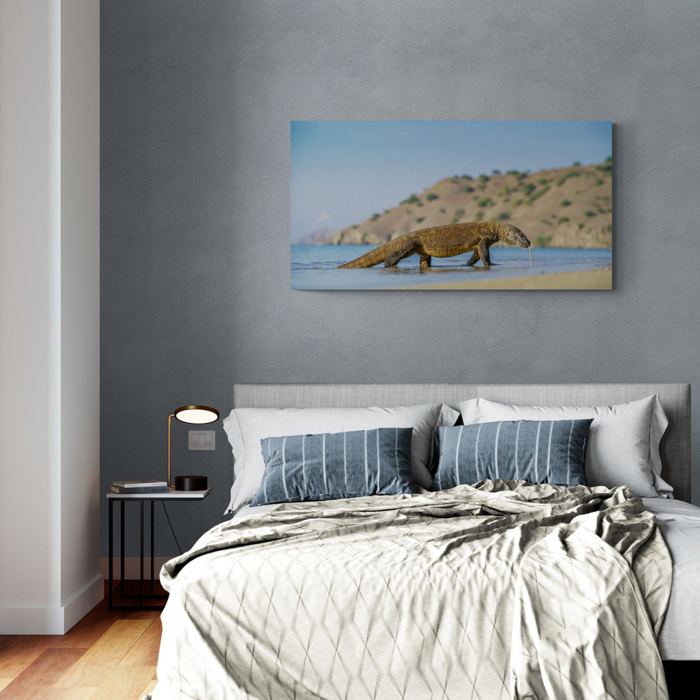 Komodo dragon art print — The Komodo by Shannon Wild — view 4 in a room