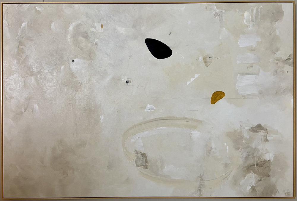 The Lebâtiment on fine art paper, framed in dark oak