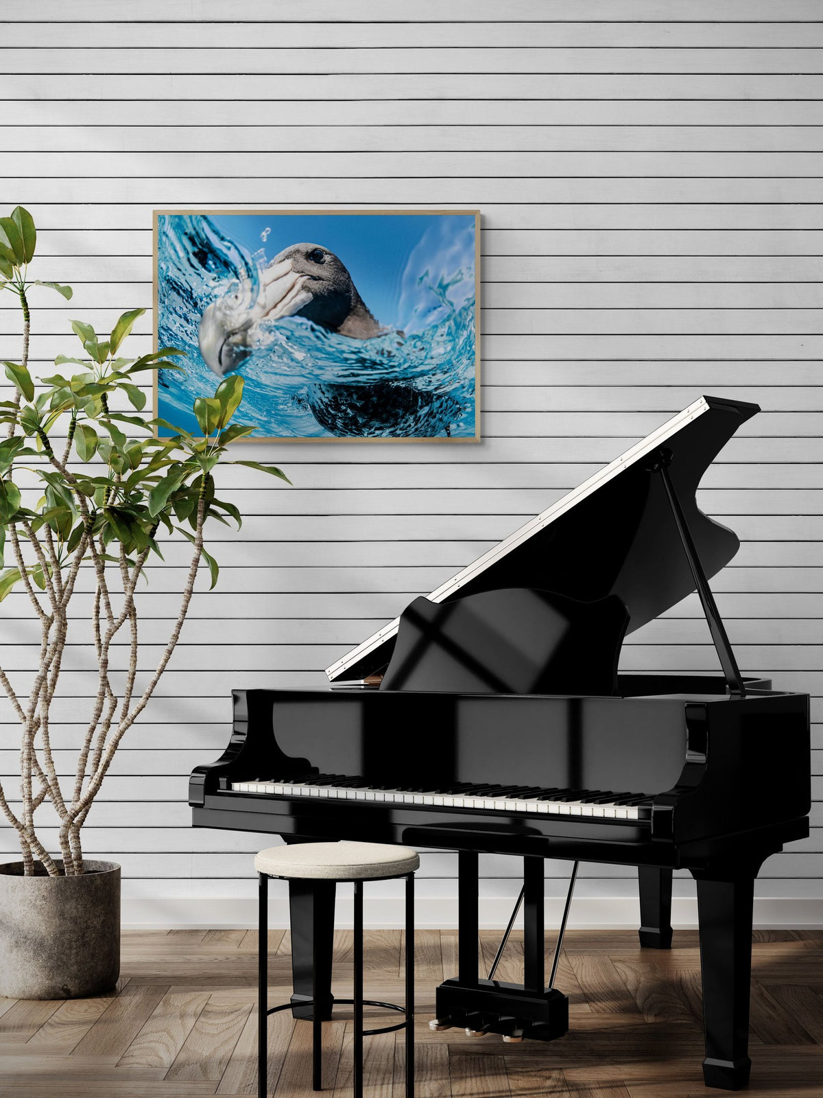 Longnose butterflyfish art print — The Longnose by Jake Wilton — view 2 in a room