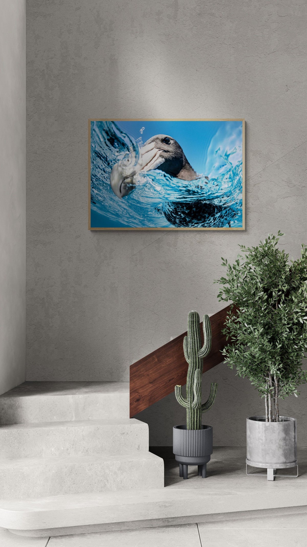 Longnose butterflyfish art print — The Longnose by Jake Wilton — view 3 in a room