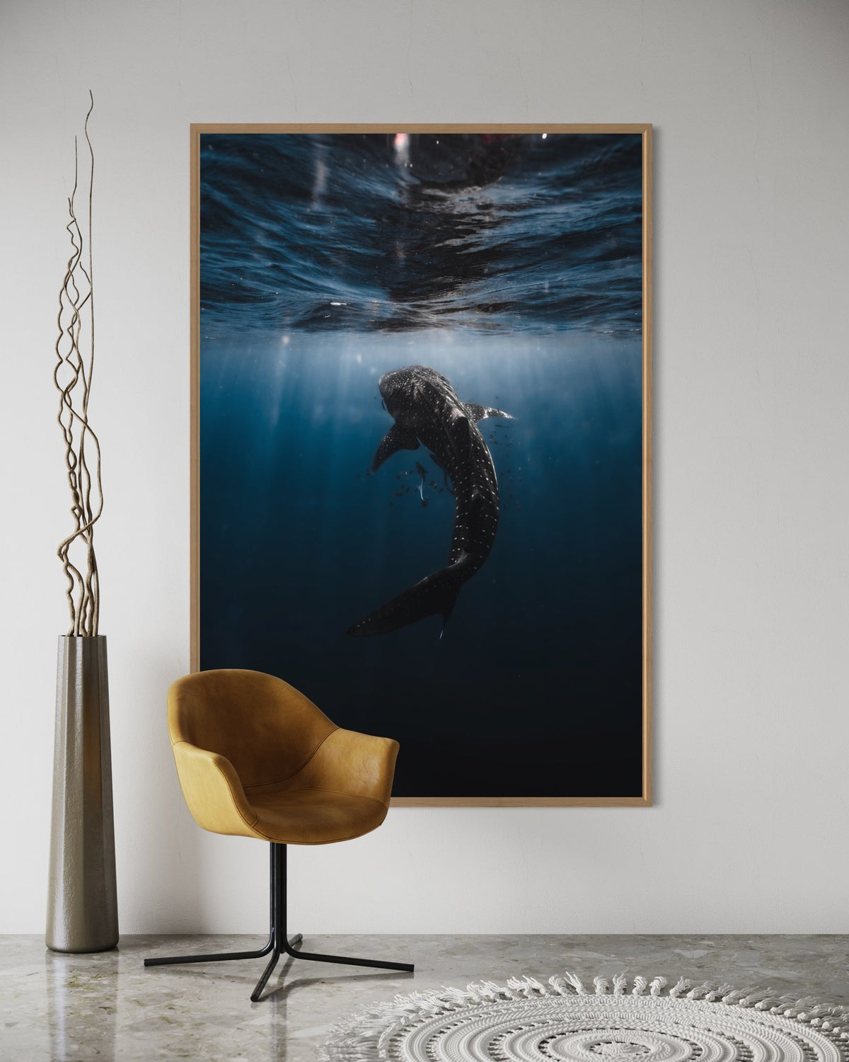 Shark art print — The Magic by Daniel Nicholson — view 2 in a room