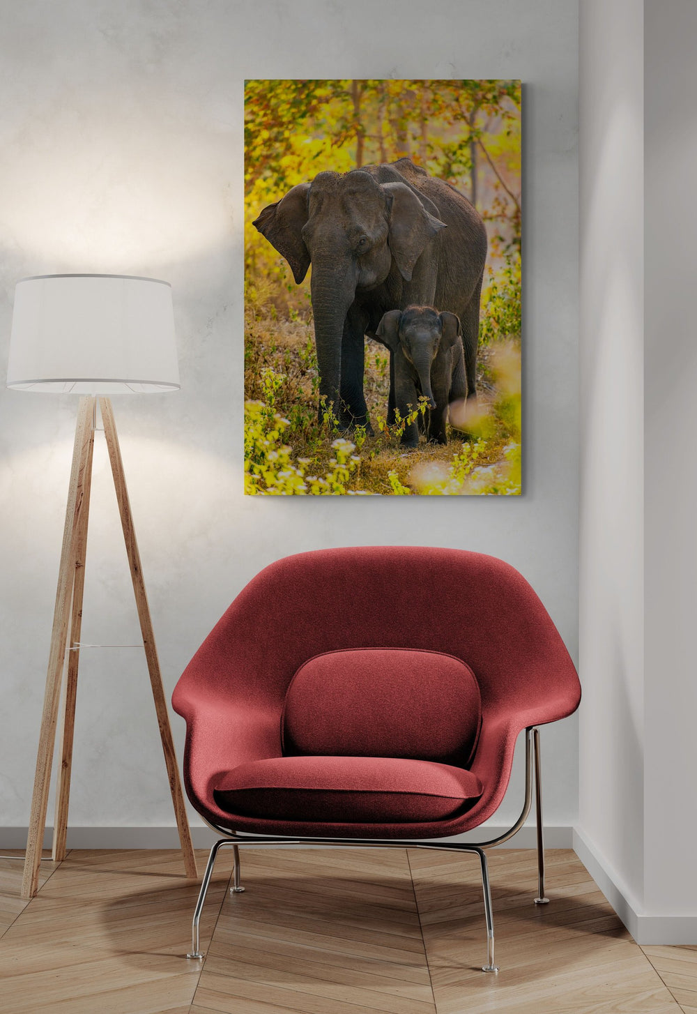 Elephant art print — The Mother by Shannon Wild — view 4 in a room