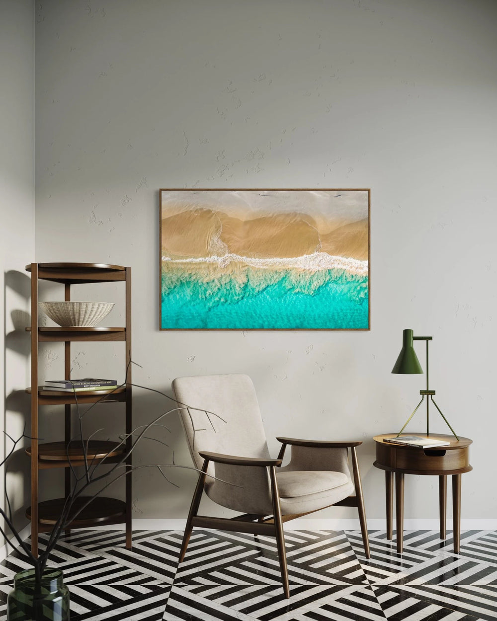 The Shore Break in a room