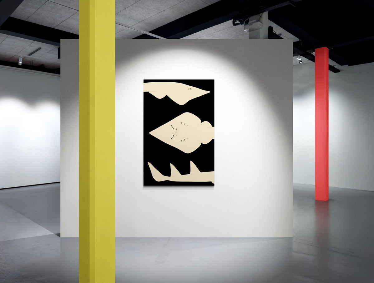 Shovelnose ray art print — The Shovelnose Ray by Ian Daniell — view 2 in a room