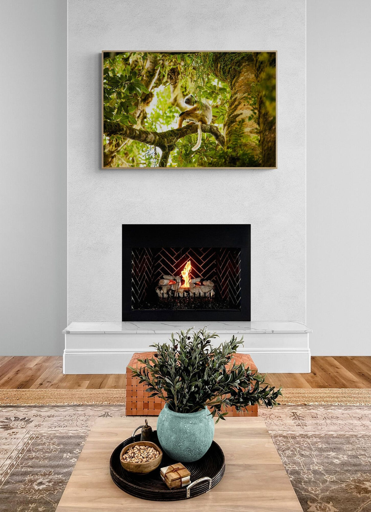 Sifaka art print — The Sifaka by Shannon Wild — view 3 in a room