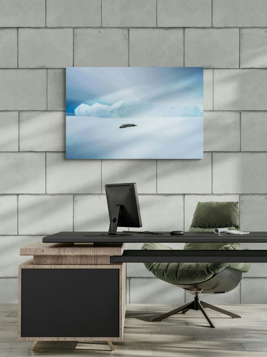 Seal art print — The Space by Anouska Freedman — view 2 in a room