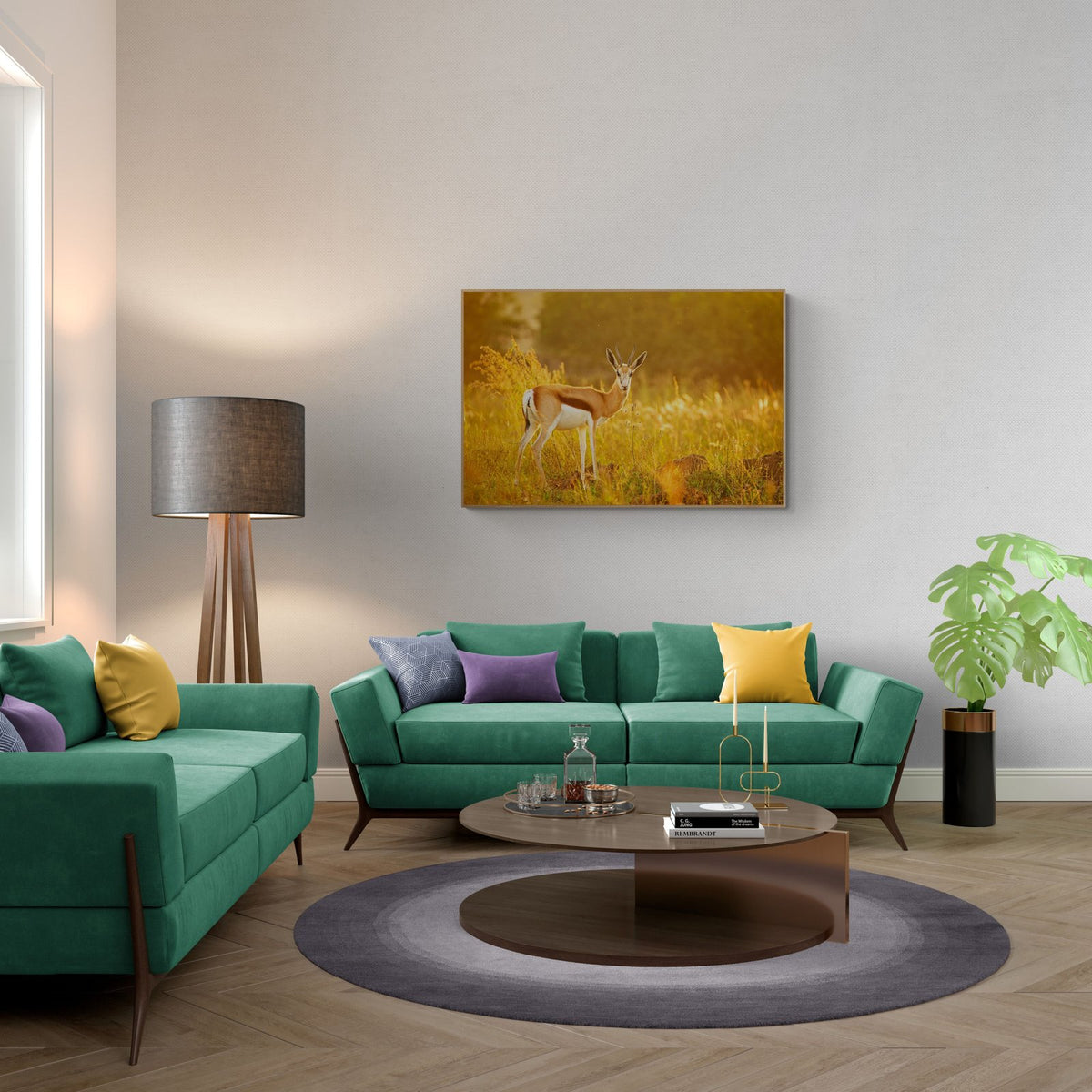 Springbok art print — The Spring Book by Shannon Wild — view 2 in a room