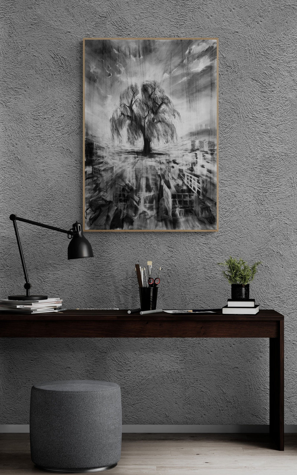 The Weeping World in a room