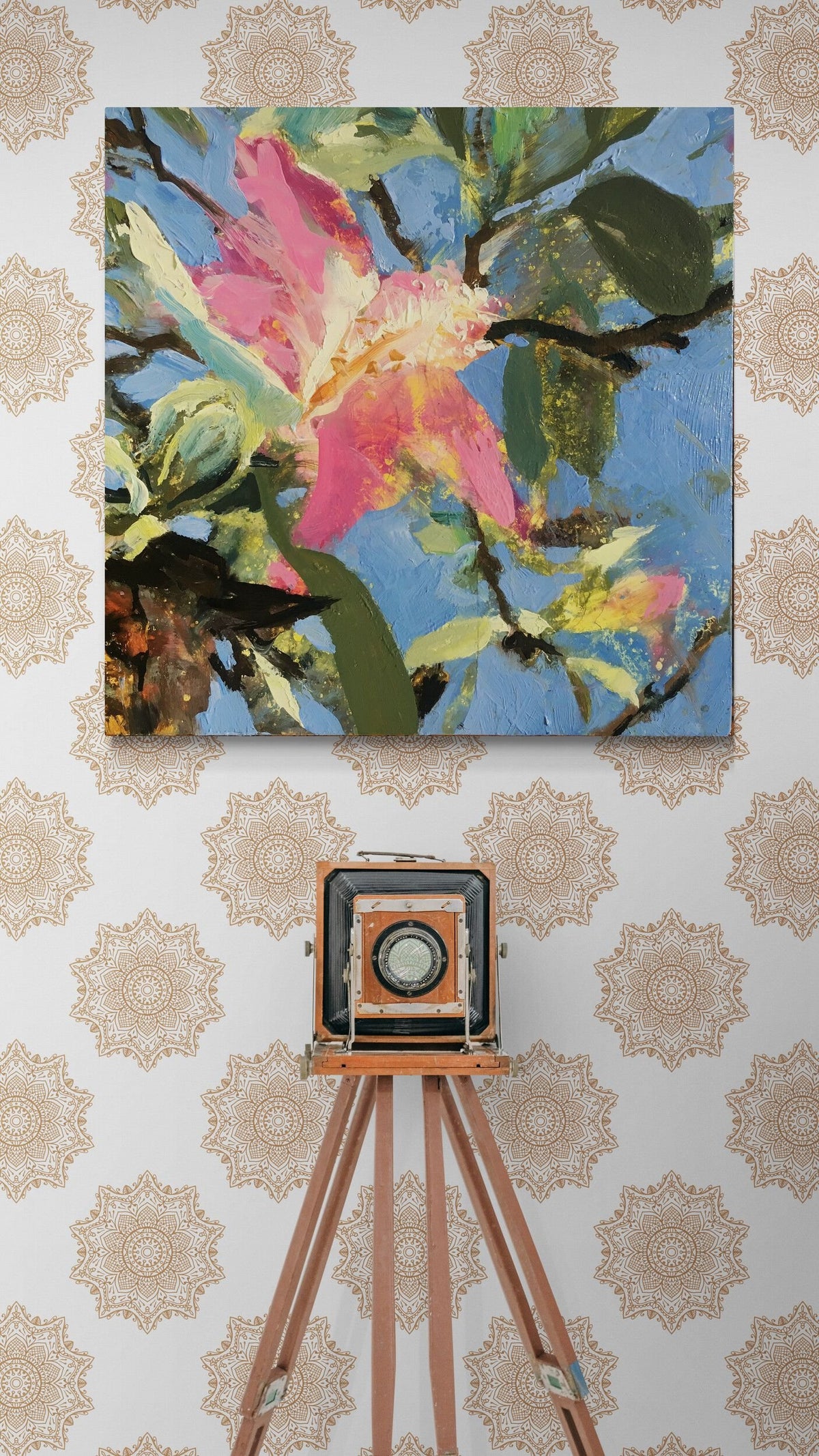 The World Laughs In Flowers — limited-edition art print by Duncan Stewart — view 3 in a room